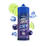 JUST JUICE 100ML SHORTFILL BLACKCURRANT & LIME ICE